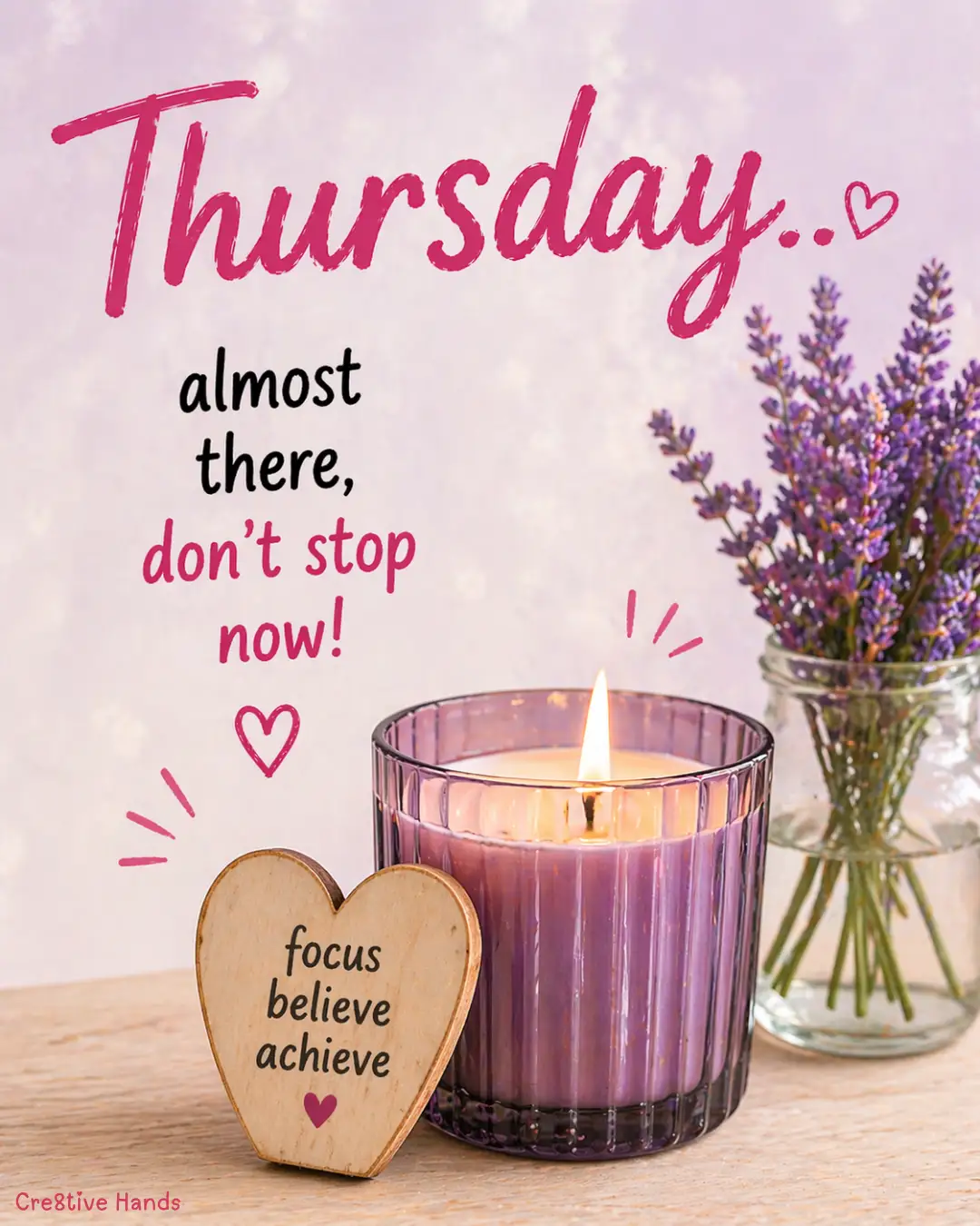 Thursday Motivation Poster – Almost There Don’t Stop Now — Preview